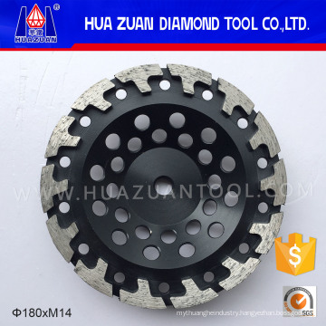 Huazuan 7′′ T Shape Segment Hot Pressed Sintering Grinding Cup Wheel